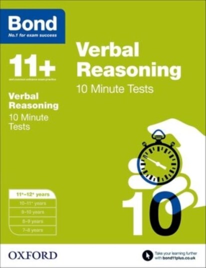 Bond 11+: Verbal Reasoning: 10 Minute Tests Av Frances Down, Bond 11+