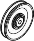 Linjehjul GCCO-150 110 / 10 mm. Linjehjul GCCO-150 110 / 10 mm.
