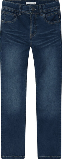 Name It Nkmsilas jeans til barn m/fleece Dark Blue Denim (134) 134