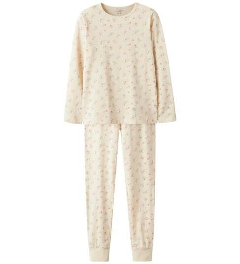 Name It Turtledove Nkfnightset Flower Noos 134-140