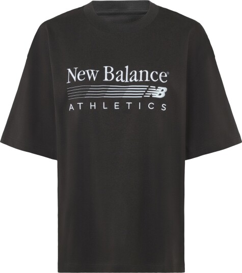 New Balance Trackside Oversized T Shirt Grey XXL