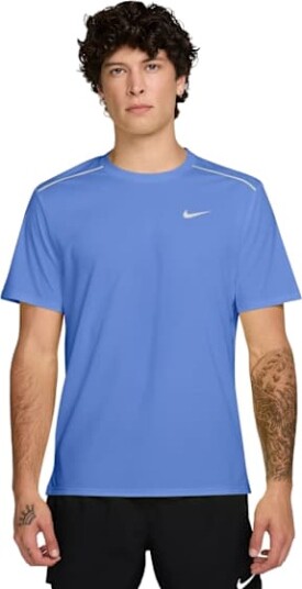 Nike Dri FIT UV Miler SS Tee Herre Royal Pulse/Sapphire/Reflective Silver 2XL