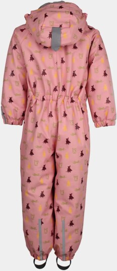 Kattnakken Babyregndress Dugg Rosa 86