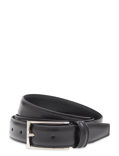 Anderson"s Classic Leather Belt - Black - 90 x 90