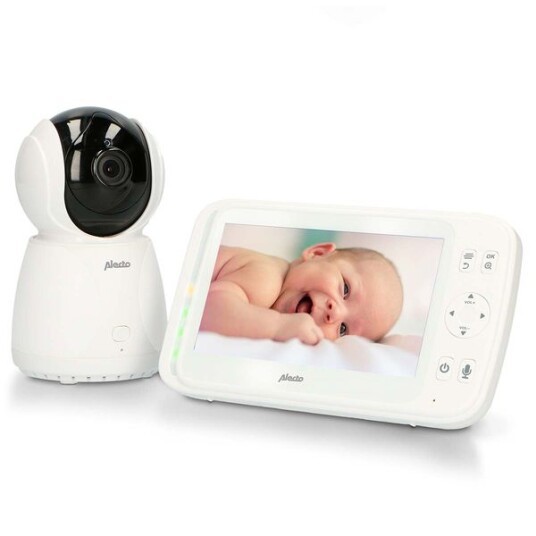 Alecto DVM-275 video babymonitor med 5" fargeskjerm hvit Alecto DVM-275 video babymonitor med 5" fargeskjerm hvit