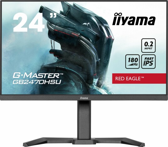 Iiyama G-Master GB2470HSU-B6 24" Gaming Skjerm med 180Hz og IPS-panel Iiyama G-Master GB2470HSU-B6 24" Gaming Skjerm med 180Hz og IPS-panel