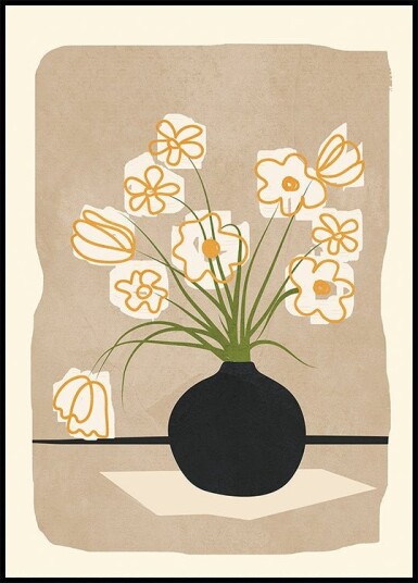 Floral Simplicity Plakat Plakat / 40x50cm