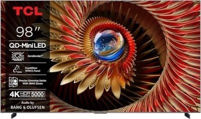 TCL 98" C8K 4K Mini-LED Smart TV med Google TV og Dolby Atmos TCL 98" C8K 4K Mini-LED Smart TV med Google TV og Dolby Atmos