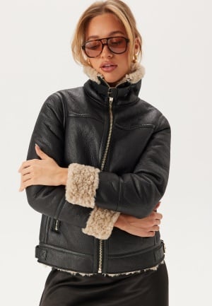 ROCKANDBLUE Belle Jacket Black/Beige 38 ROCKANDBLUE Belle Jacket Black/Beige 38