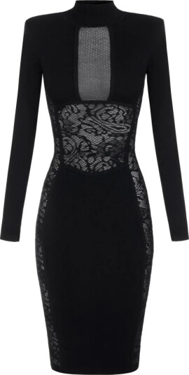 Elisabetta Franchi Dame Kjoler Svart 2XL,