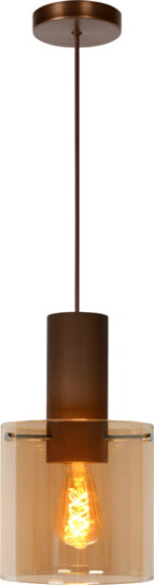 Lucide Toledo Pendellampe Ø 20 cm 1xE27 Amber
