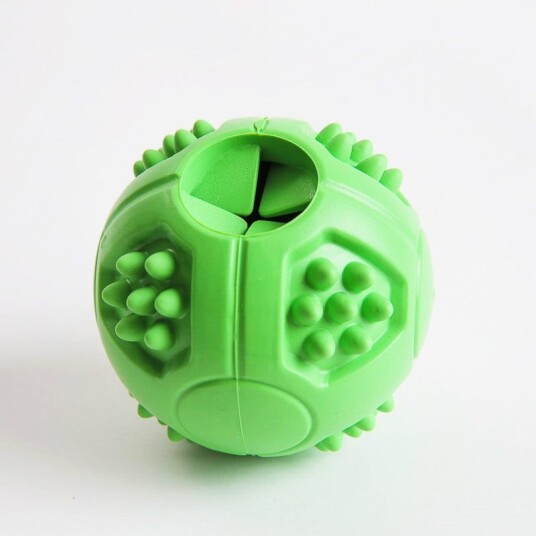 Hundeleke Dental Tyggeball For Hunder Åpning For Snack 8Cm