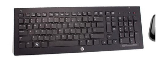 Hp 628688-A41, Full-Size (100%), Trådløs, Rf Kabel-Fri, Azerty, Sort, Mus Inkludert Hp 628688-A41, Full-Size (100%), Trådløs, Rf Kabel-Fri, Azerty, Sort, Mus Inkludert