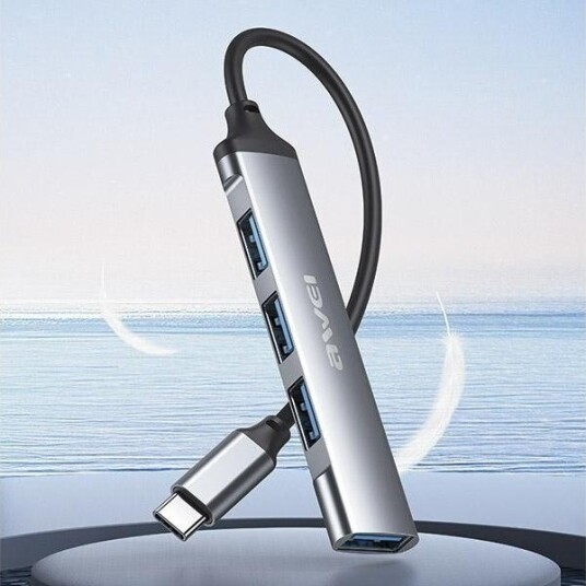 Awei Hub Cl-150T 4Xusb-A Svart
