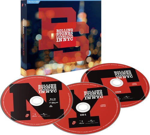 The Rolling Stones Licked Live In NYC (Incl. Bonus "Tip Of The Tongue" Documentary) CD The Rolling Stones Licked Live In NYC (Incl. Bonus "Tip Of The Tongue" Documentary) CD
