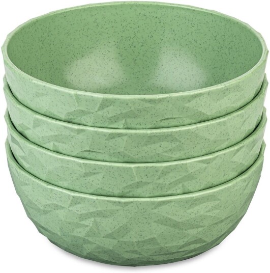 Koziol Club bolle Ø16,2 cm 4 pakning biocirkulær termoplast Nature leaf green Koziol Club bolle Ø16,2 cm 4 pakning biocirkulær termoplast Nature leaf green
