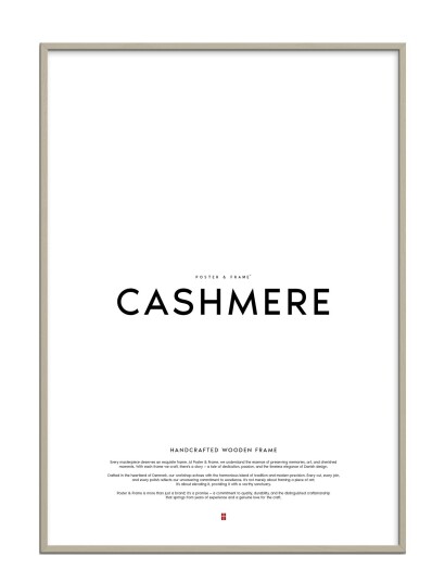 Poster & Frame Cashmere Wood Frame   Grey   A4
