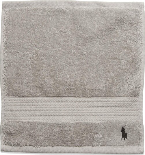 Ralph Lauren Home Player Wash Towel Grey 33X33CM Ralph Lauren Home Player Wash Towel Grey 33X33CM