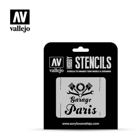 Vallejo Stencils Vintage Garage Signs 1/35