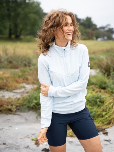 Twentyfour Venture Light Fleece Half Zip Blå 46