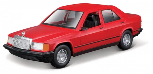 Bburago 190E Mercedes Benz Modellbil 1:24 Rød Bburago 190E Mercedes Benz Modellbil 1:24 Rød