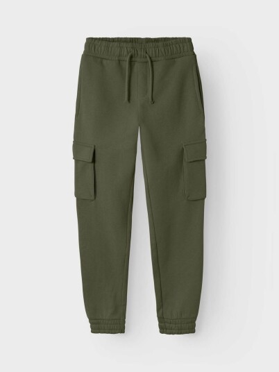 Name It Ollie Cargo Pant Brushed Grønn 122