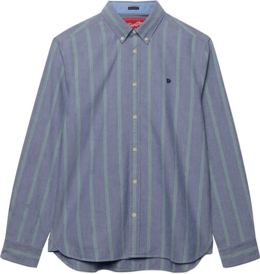 Superdry Preppy Oxford L/S Shirt TRIPLE STRIPE NAVY 3XL Superdry Preppy Oxford L/S Shirt TRIPLE STRIPE NAVY 3XL