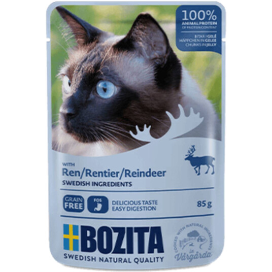 Pose Med Reinsdyr I Gelé 12 X 85 G