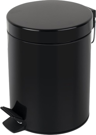 Spirella pedalbøtte Sydney svart 5 l black