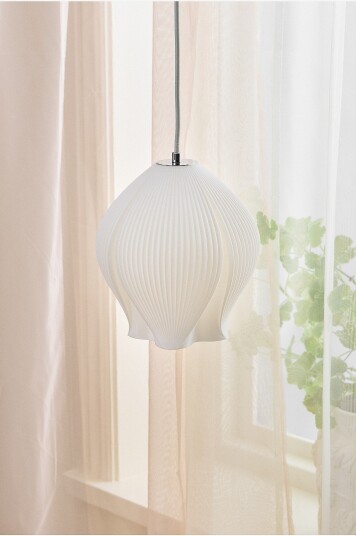 Ellos Home   Taklampe Flora   Hvit
