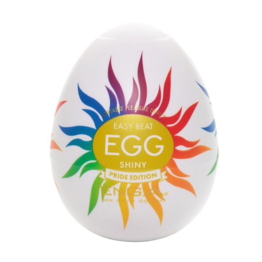Tenga Egg Shiny Pride Onaniegg til Menn    - Hvit