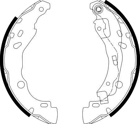 Bremsesko sett HELLA 8DB 355 002-641