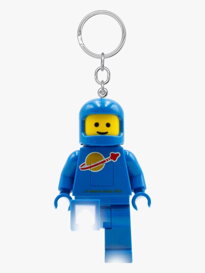 LEGO Spaceman Nøkkelring med LED-lys Blå 8 cm