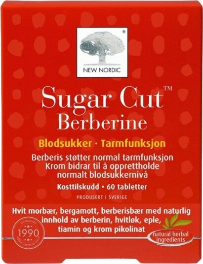 New Nordic Sugar Cut Berberine 60 pcs New Nordic Sugar Cut Berberine 60 pcs