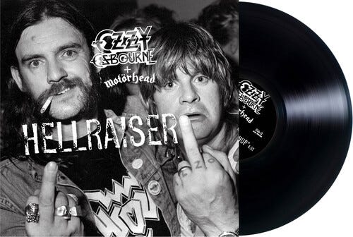 Ozzy Osbourne, Motörhead  Hellraiser  LP/Vinyl