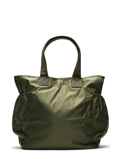 Selected Slmalfie Tote Bag Khaki green ONE SIZE