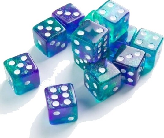 Gamegenic Galaxy Series D6 Terninger 16 Mm Neptune Gamegenic Galaxy Series D6 Terninger 16 Mm Neptune