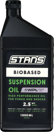 Stan's biobased suspension olje 2.5WT 1 liter