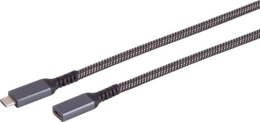 S-Conn 14-74006 Usb-Kabel 1 M Usb 3.2 Gen 2 3.1 Gen 2 Usb C Svart Hvit 14-74006