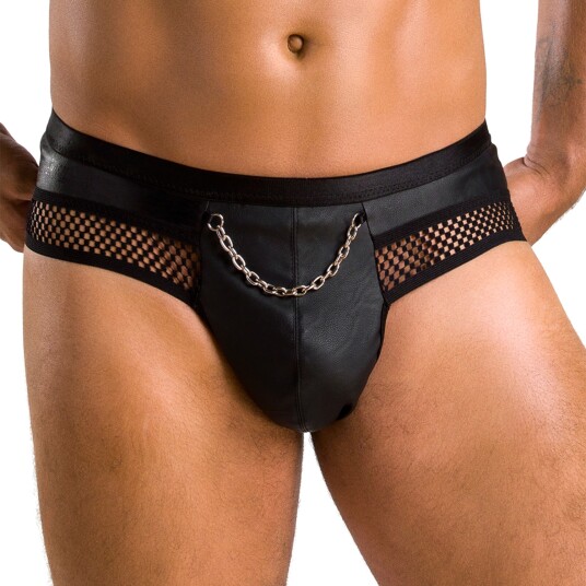 Passion TOM Slip Open Black - Svart - S/M