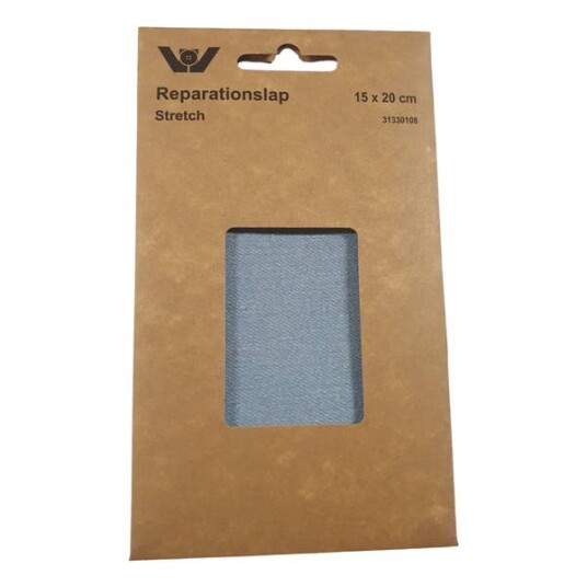 Reperasjonslapp 15 x 20 cm - Stretch Lys blå denim
