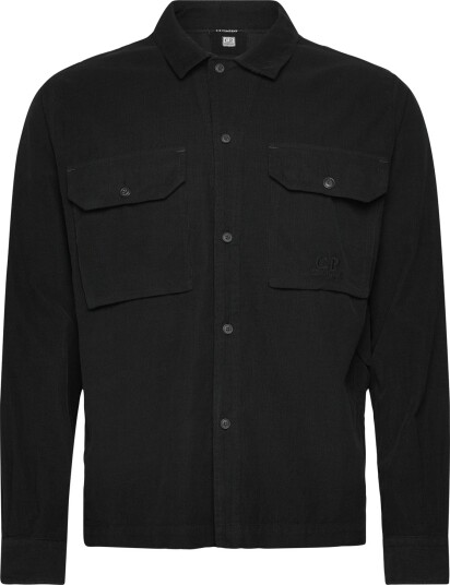C.P. Company Corduroy Overshirt Black XL C.P. Company Corduroy Overshirt Black XL