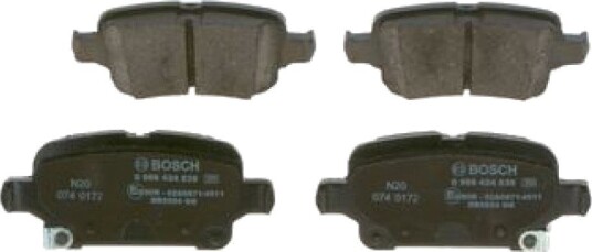 Bremseklosser BOSCH 0 986 424 839 Bremseklosser BOSCH 0 986 424 839