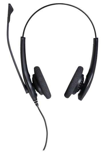 Jabra Biz 1500 Duo Hodesett Quick Disconnect Stereo Svart