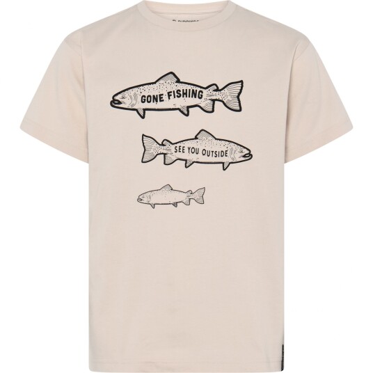 Didriksons Mynta T skjorte Junior Sand Beige 120 Didriksons Mynta T skjorte Junior Sand Beige 120