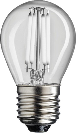 UNI WHITE klot klar E27 5W 2700K dimbar