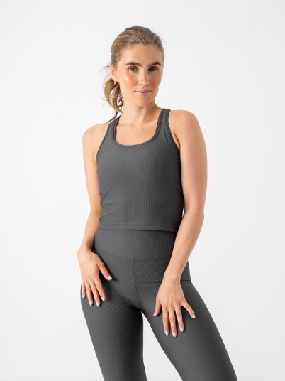 Röhnisch Ribbed R Tank Grå XXL