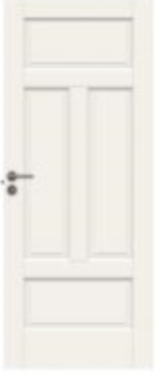 Swedoor Dørbl Craft 04n 9x21 Klassisk Hvit