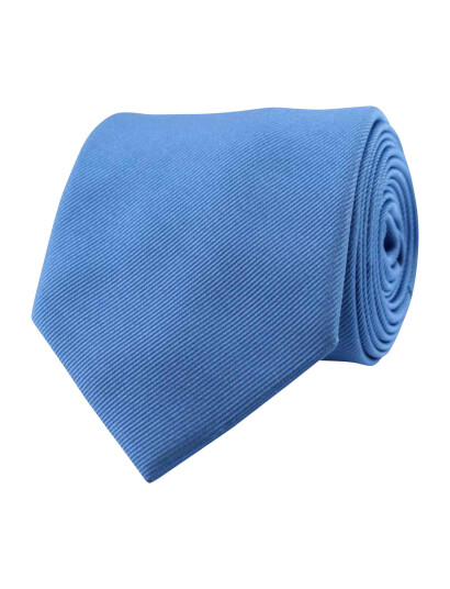 Portia 1924 Solid Silk Tie - Blue - ONE SIZE Portia 1924 Solid Silk Tie - Blue - ONE SIZE