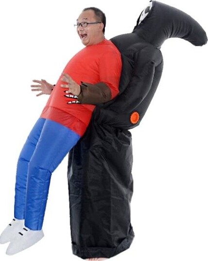 Halloween Oppblåsbart Death Hug Kostyme til Voksen